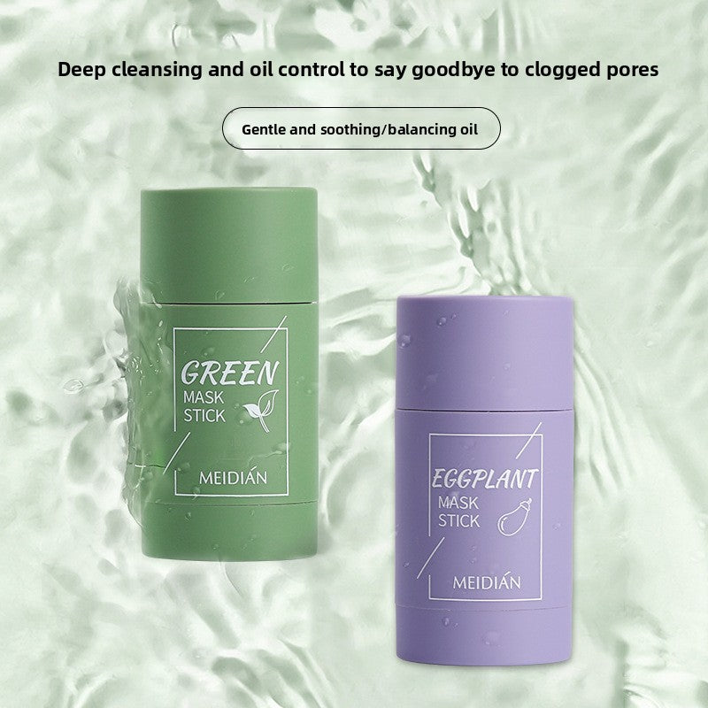 Green Tea Eggplant Solid Cleansing Face Mask